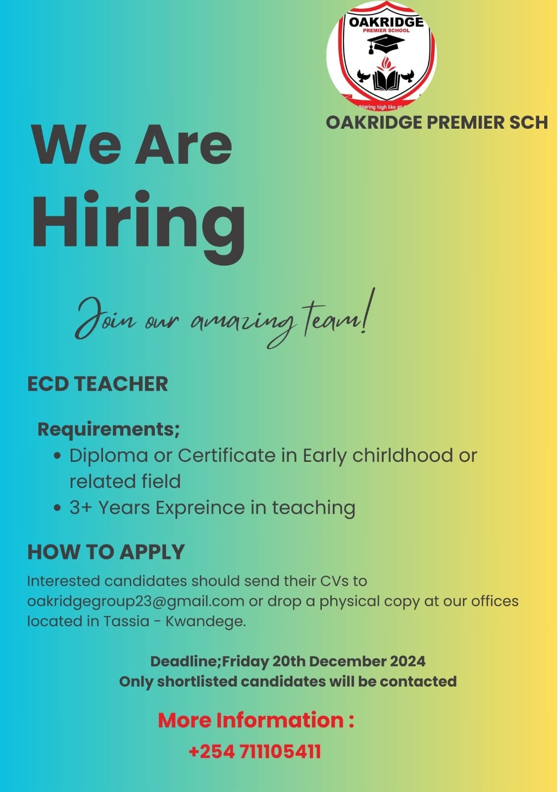 ECD Teacher